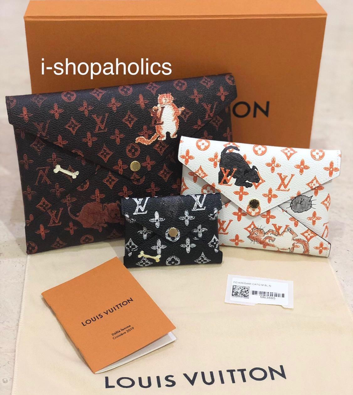 Louis Vuitton Pochette Kirigami Monogram Catogram Brown/Orange