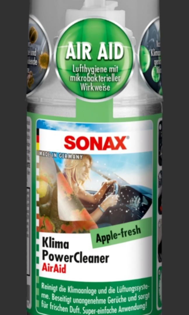 Sonax Car A C Cleaner Airaid Apple Fresh 100 Ml Car Accessories Car Workshops Services On Carousell