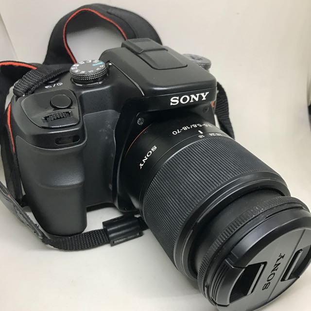 Sony Camera Alpha 100 With Extra Lens 4 5 5 6 75 300 Photography Cameras Dslr On Carousell