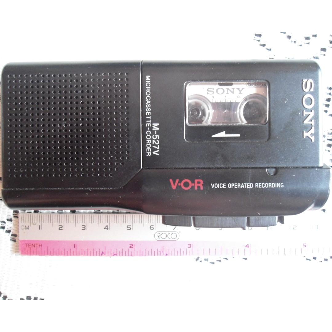SONY Microcassette Recorder M527V, Furniture & Home Living, Security & Locks, Security Systems