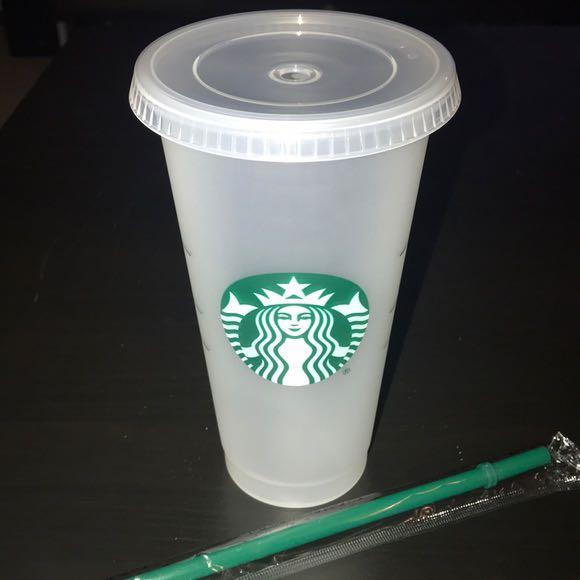 starbucks frosted reusable cup