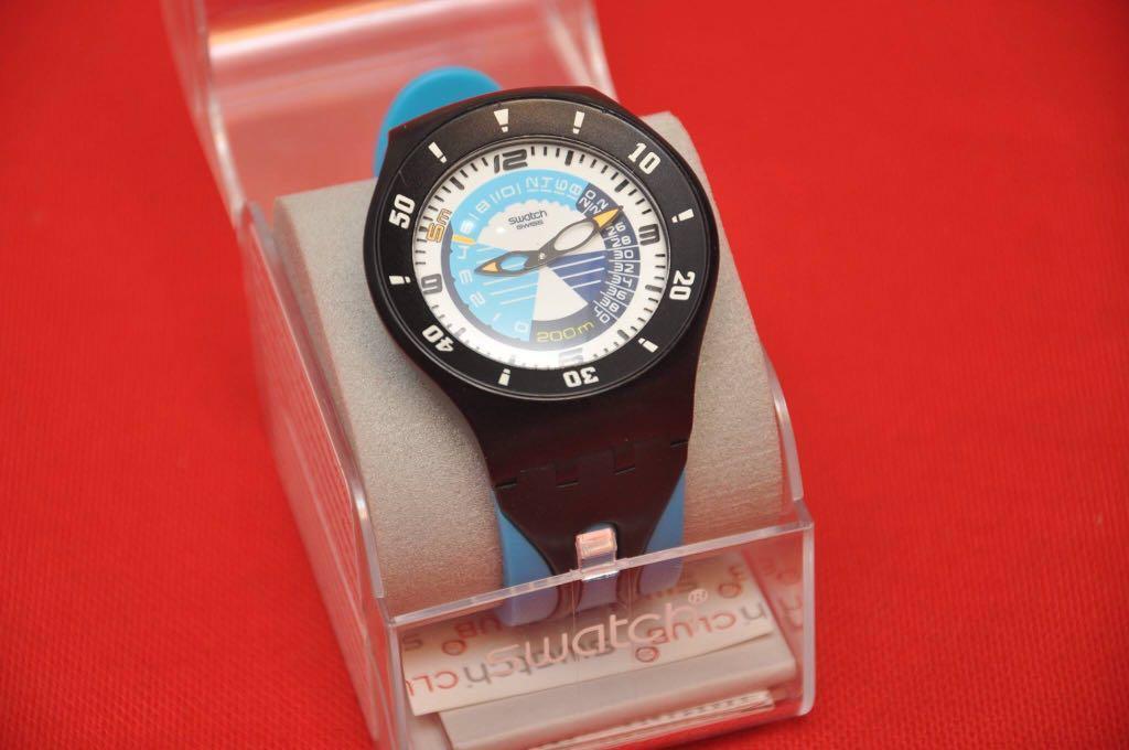 Swatch Fun Scuba Diver's (Not Casio Seiko) Vintage Rare, Fesyen Pria, Jam  Tangan di Carousell