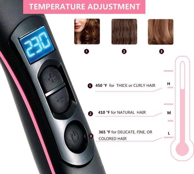 Anti static ceramic straightener as seen on tv top