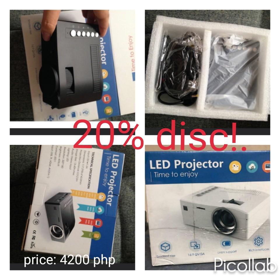 TIME TO ENJOY mini LED PROJECTOR, TV & Home Appliances, TV & Entertainment, Projectors on Carousell