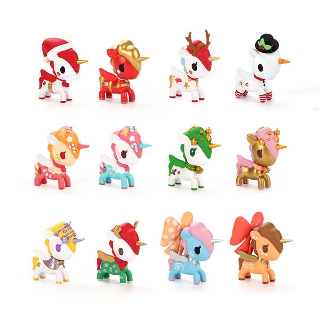 Tokidoki X POP MART Unicorno Christmas Mini Figure Designer Toy Figurine Festiva 