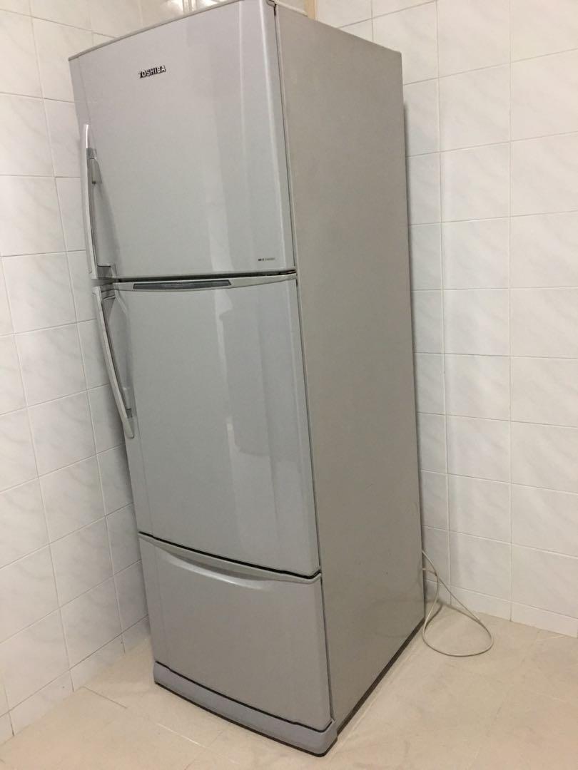 Toshiba 3door Refrigerator, Hybrid Guard System, TV & Home Appliances