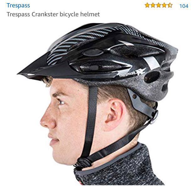 Trespass Crankster bicycle helmet Sports Equipment Bicycles