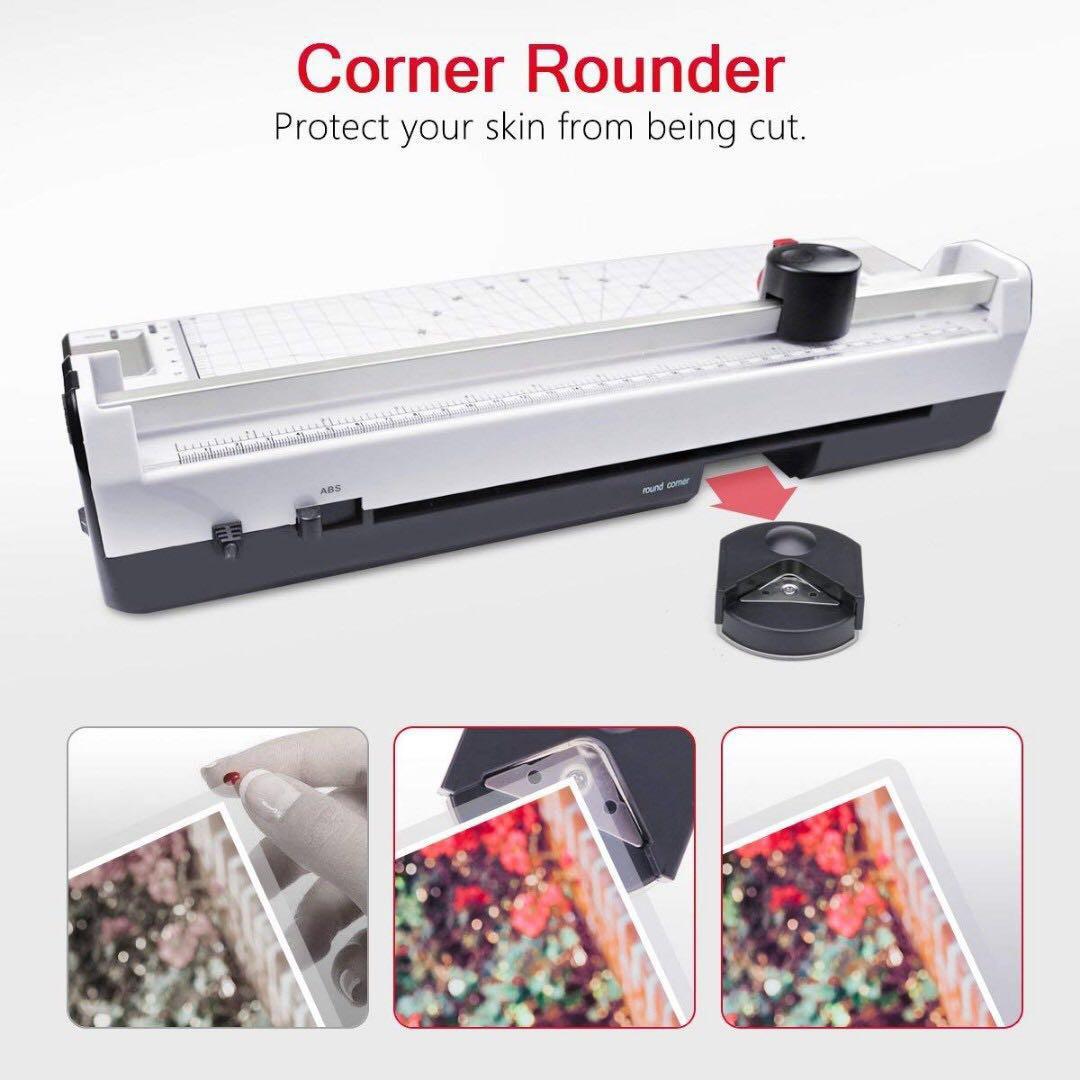 4 In 1 Blusmart Ol288 Laminator Rotary Trimmer Corner Rounder Laminating Pouches Laminating Machines Business Industrial Sidra Hospital