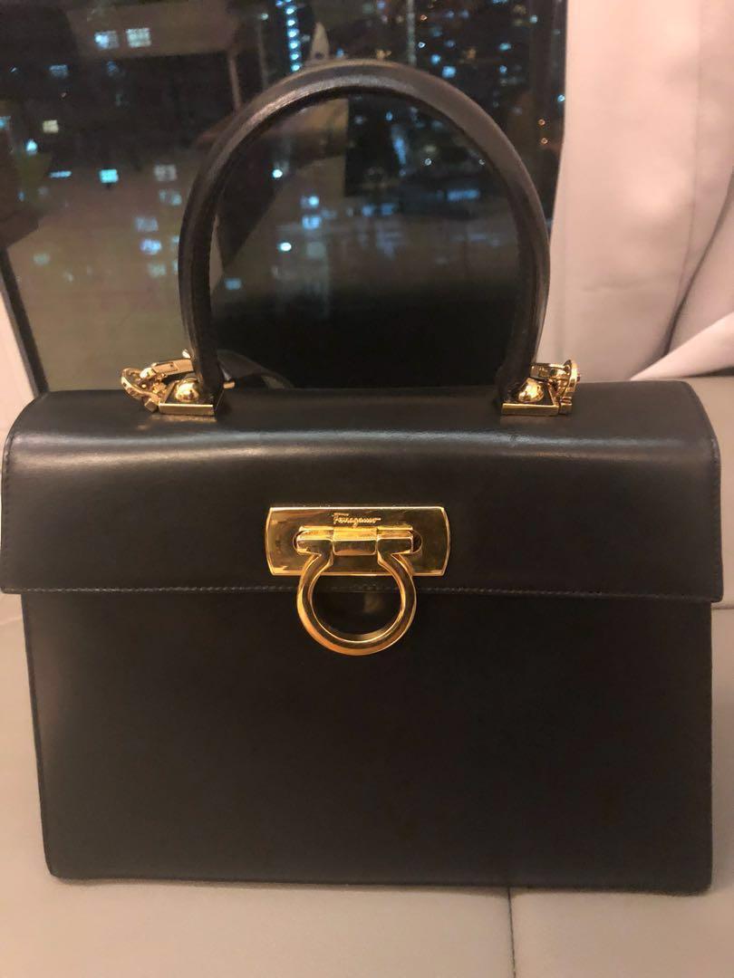 Vintage ferragamo kelly bag store