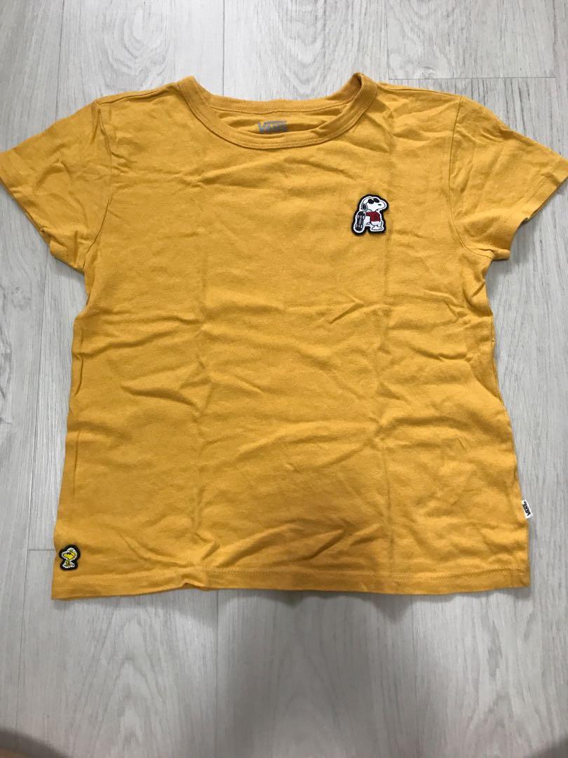 vans snoopy t shirt