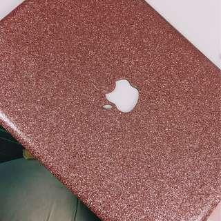 MacBook Pro 13" Pink Glitter Case