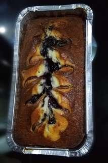 Banana Blueberry Creamcheese Loaf