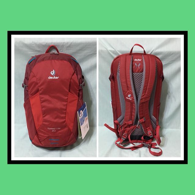 2021 Lightweight Deuter SPEED LITE 20L Backpack CRANBERRY