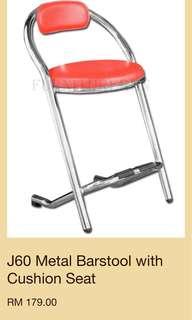 Price reduce J60 Metal Barstool with Cushion Seat