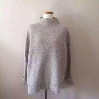 Angola Rabbit hair sweater grey