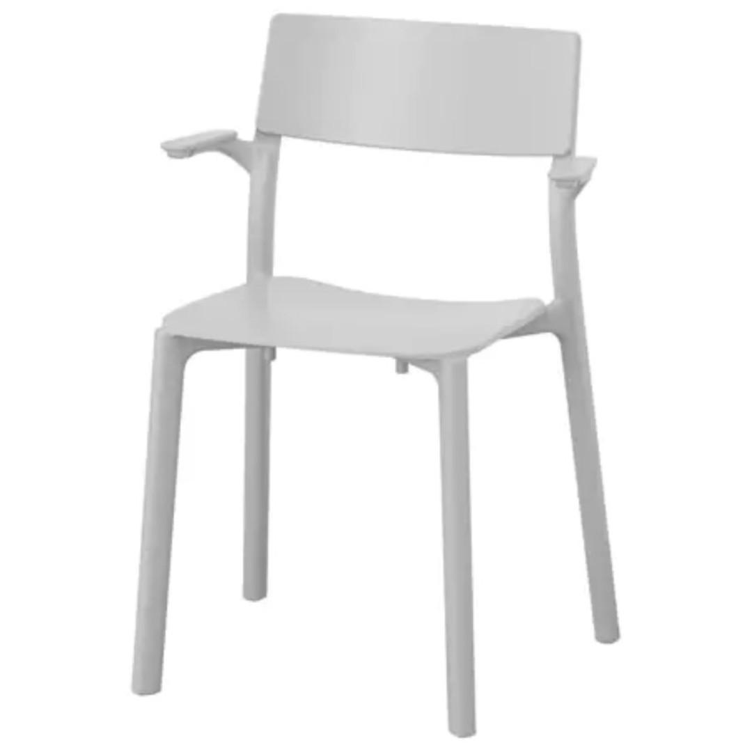 2x White Sturdy Ikea Chair Arm Rest Furniture Tables Chairs On Carousell