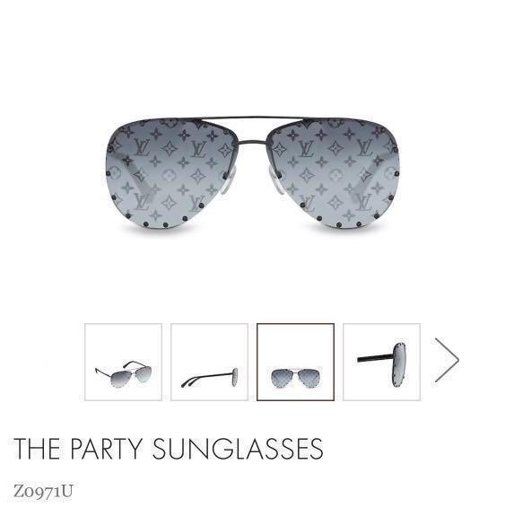 Louis Vuitton 2017 The Party Square Sunglasses - Gold Sunglasses,  Accessories - LOU280797