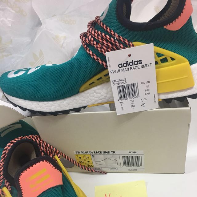 Pharrell adidas NMD Hu NERD Green Yellow StockX