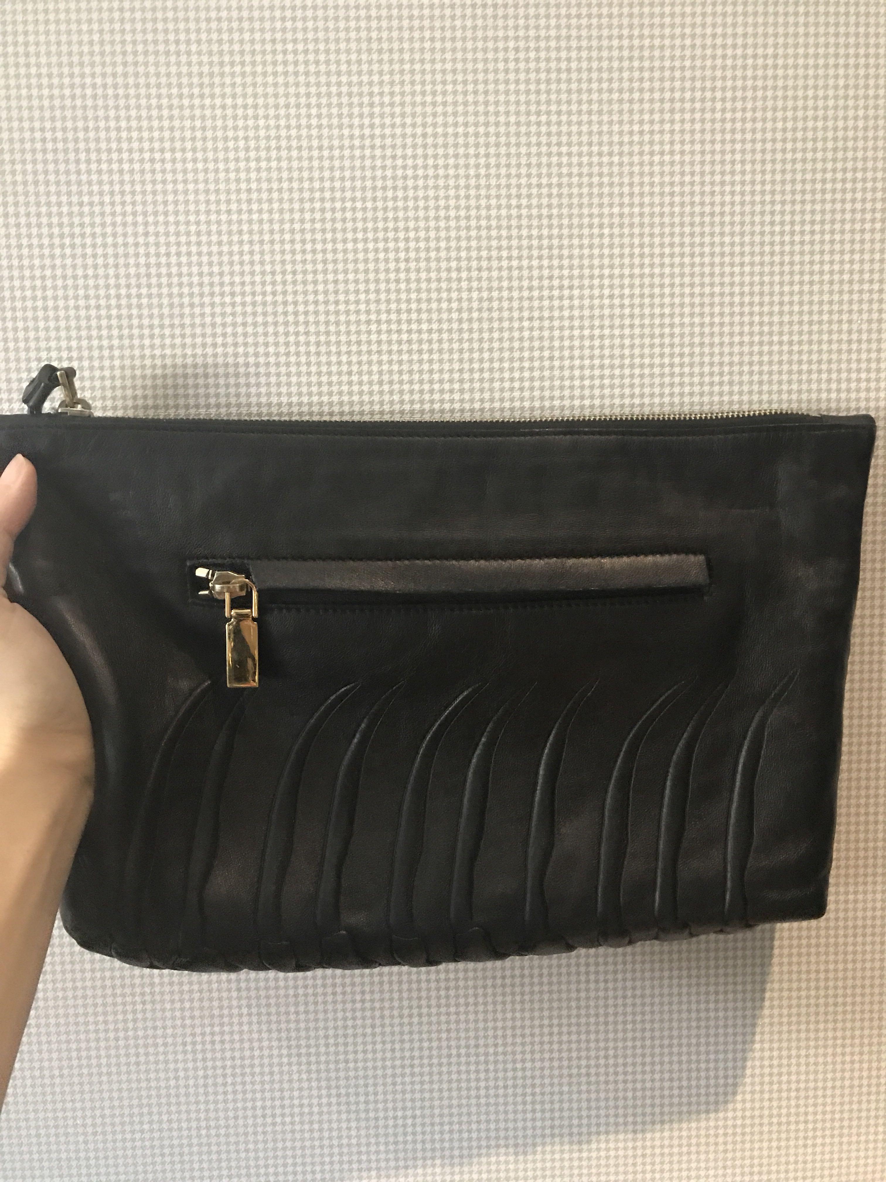 Alexander mcqueen shop leather clutch