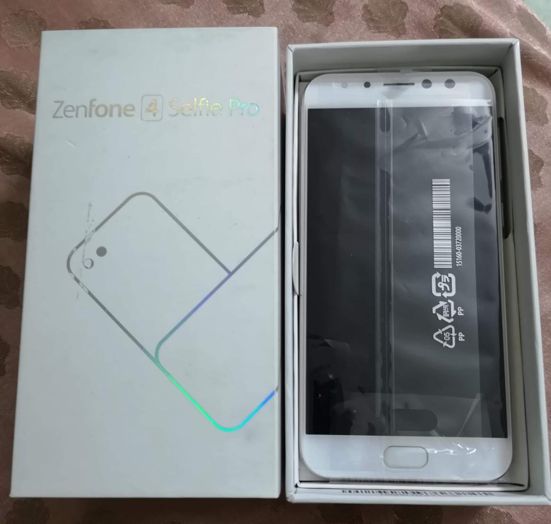 Asus Zenfone 4 Selfie Pro (Category: Android Others) located in Caloocan City. Submitted by anglla21 (Listing ID 222493378, Image 1). Description: Brandnew and complete package Specs: 5.5 inches Corning Gorilla Glass 5 Octacore, Adreno 506 4gb ram 64gb internal storage Front cam: dual cam 12mp+8mp Rear cam: 16mp Non-removable Li-Ion 3000 mAh battery Fast battery charging 18W With fingerprint scanner Mall price: lazada 17,495pesos.