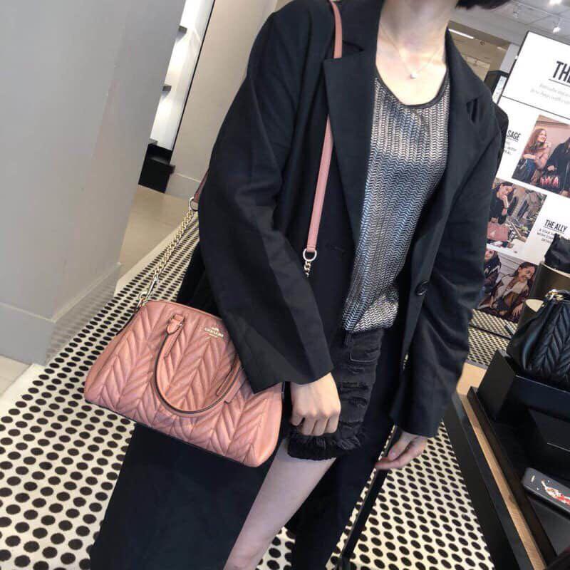 Coach sage carryall with sales quilting