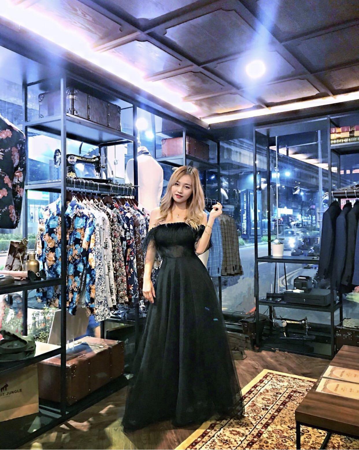 Black Fairy Offshoulder Long Train Dinner Dress Maxi Dress Evening Gown Prom Dress Bridal Dress Bridesmaid Dress Rent Women S Fashion Clothes Dresses On Carousell