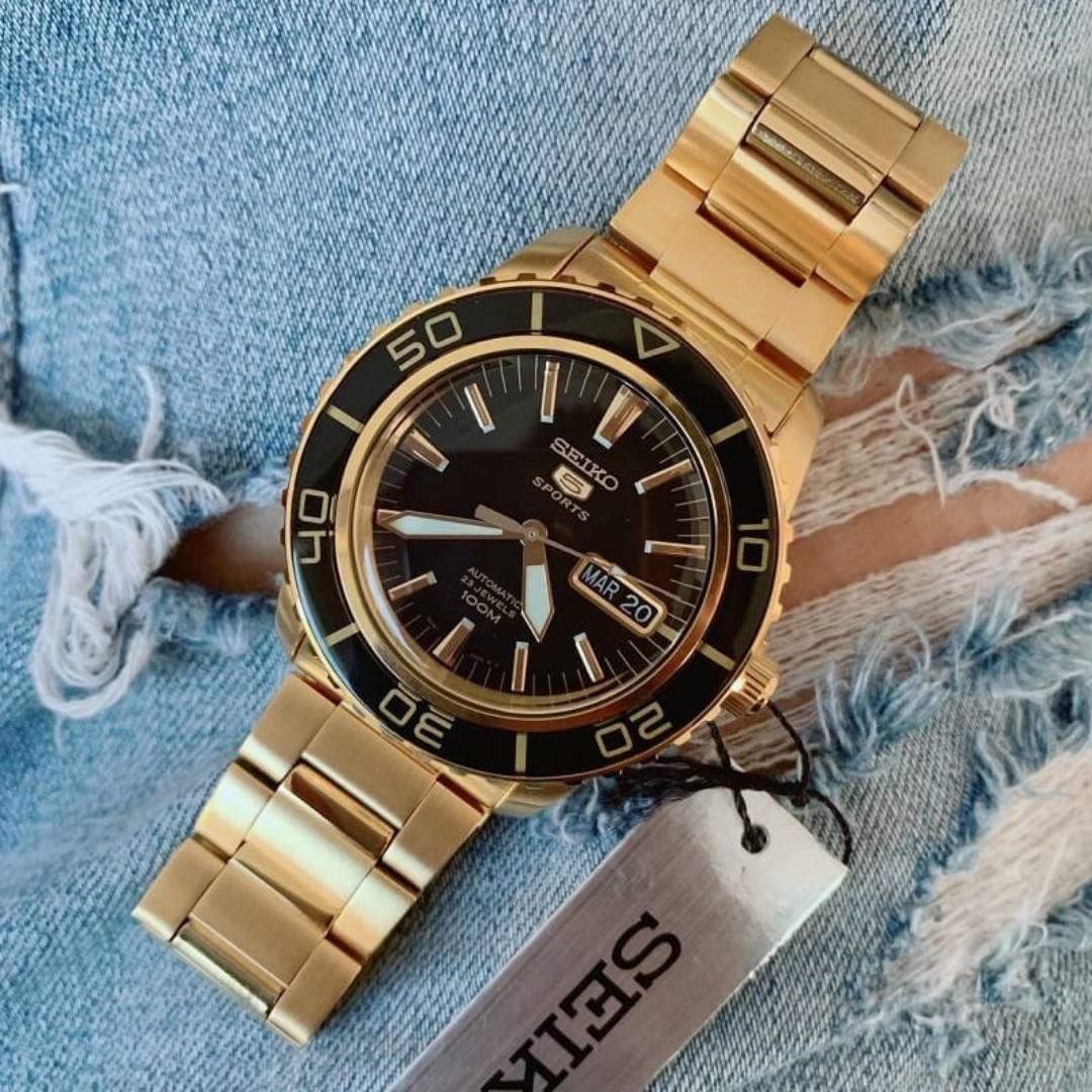 BNIB Seiko 5 Fifty Five Fathoms Sports Automatic SNZH60K1 SNZH60 SNZH60K Mens Watch Mobile Phones Gadgets Wearables Smart Watches on Carousell