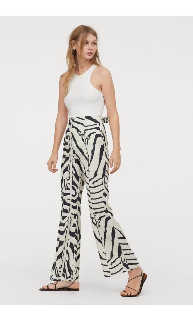 H&m zebra sales trousers