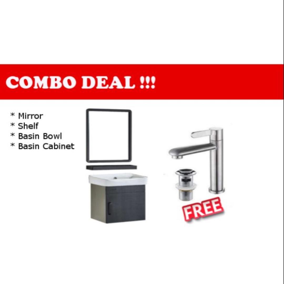 Cabana Stainless Steel Basin Cabinet 6 In 1 Home Furniture