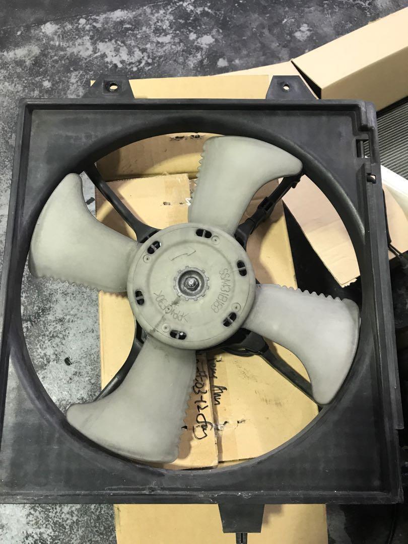 Car air con service Mitsubishi Lancer replace fan motor, Car