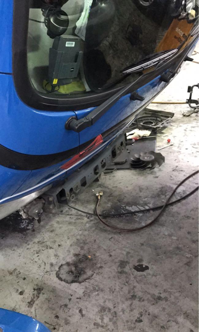 Car air con service Toyota dyna replace fan motor, Car Accessories