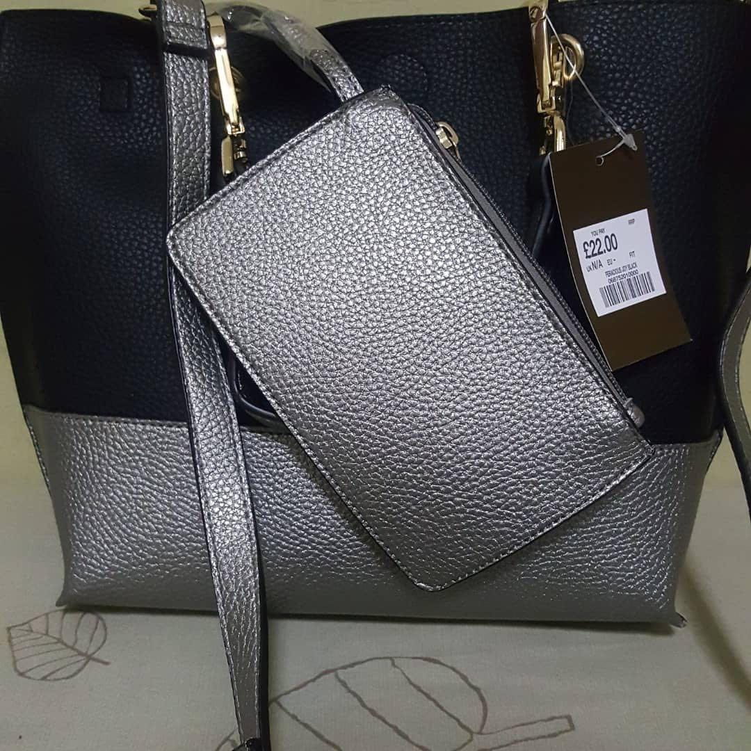 clarks pewter handbag