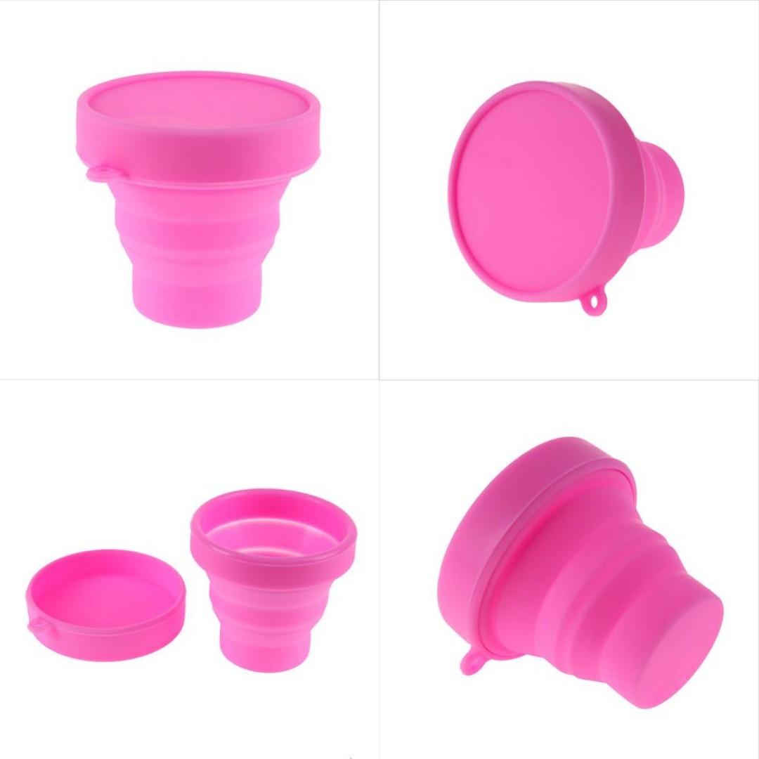 Collapsible Silicone Travel Cup 200ml (Category: Coffee & Tea Tableware) located in Cavite. Submitted by herorganicbeauty (Listing ID 222511636, Image 3). Description: Collapsible Silicone Travel Cup 200ml Size: 3.5” (9cm) in height when expanded 3.2" (8.3cm) in diameter 0.8" (1.8cm) in thickness when collapsed (with lid) Volume: 200ml ✔WELL DESIGNED - Each cup includes a cap so that it can be carried around in a sanitary condition ✔ Temperature 