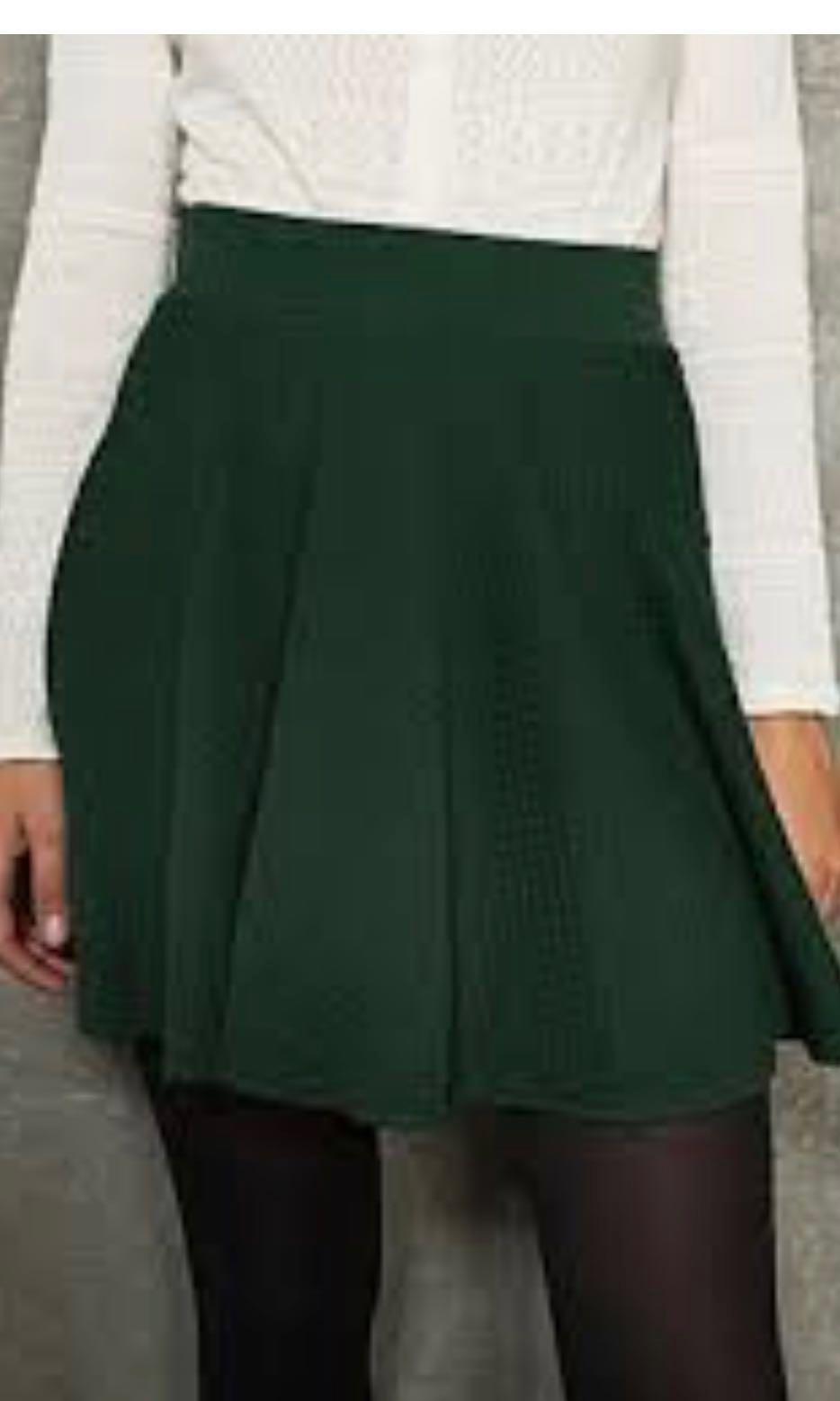 Dark green skater skirt Clearance
