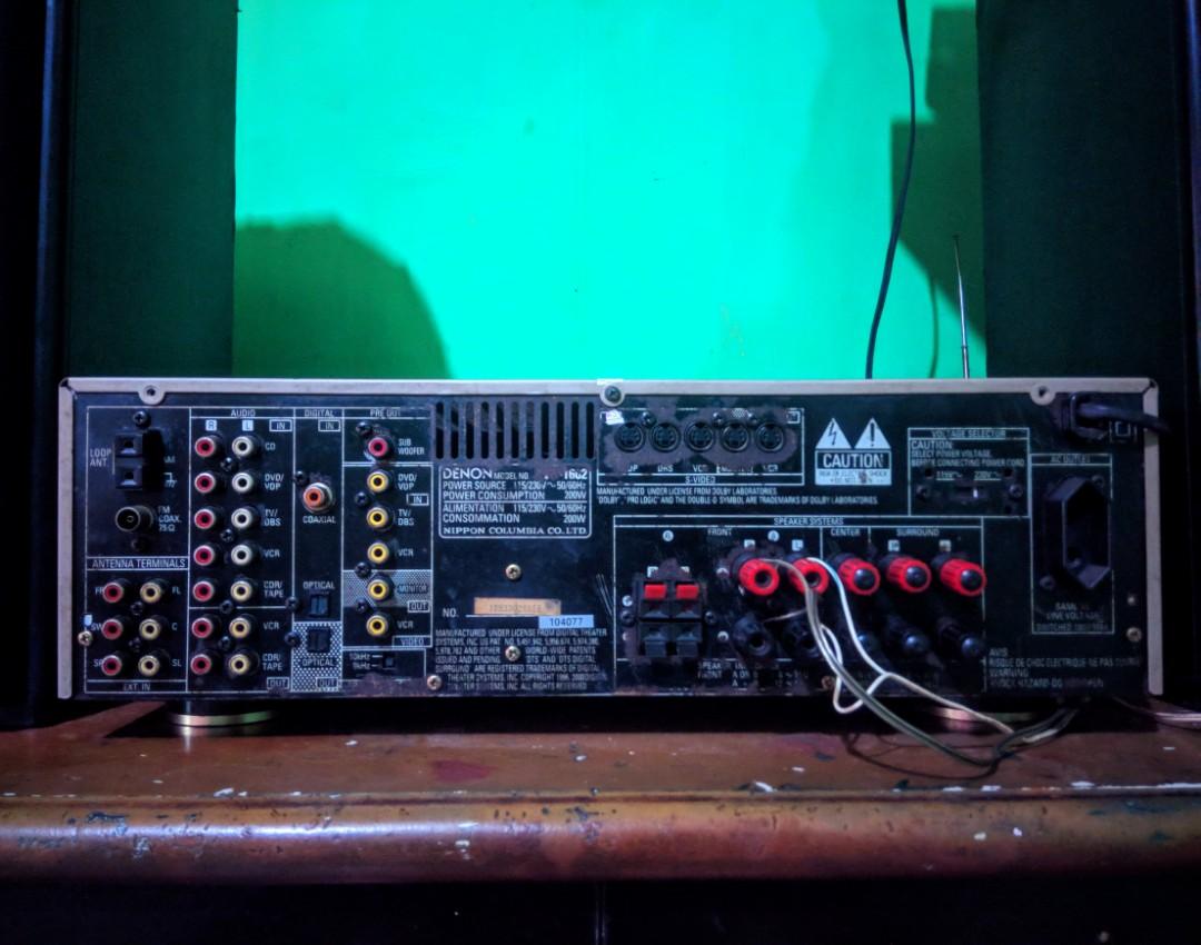 Denon AVR 1602 Amplifier, Elektronik, Audio di Carousell