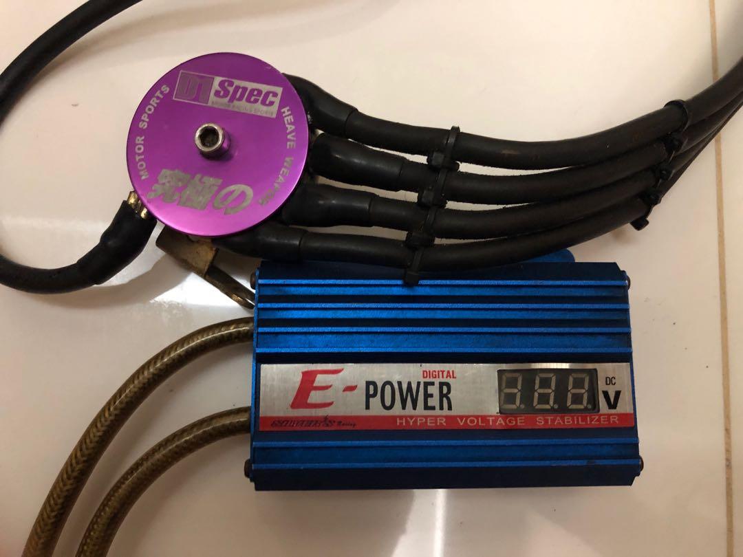 E Power Voltage Stabilizer And D1 Spec Ground Wires Car