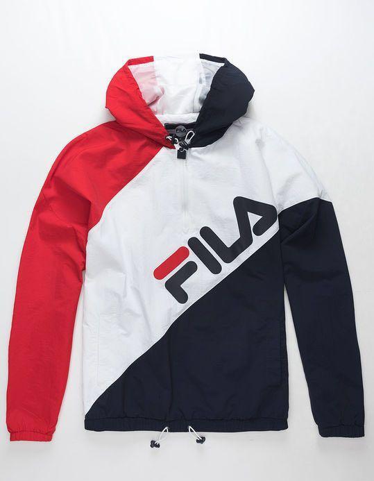 Fila pullover windbreaker hot sale