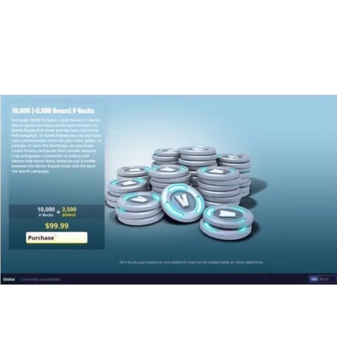 Fortnite Vbucks Top Up Pc Mobile Xbox Switch Ps4 Cheap - 