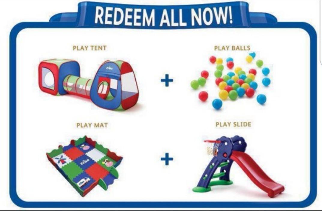 Friso slide, ball pit, playmat, foldable tent/tunnel, Babies & Kids