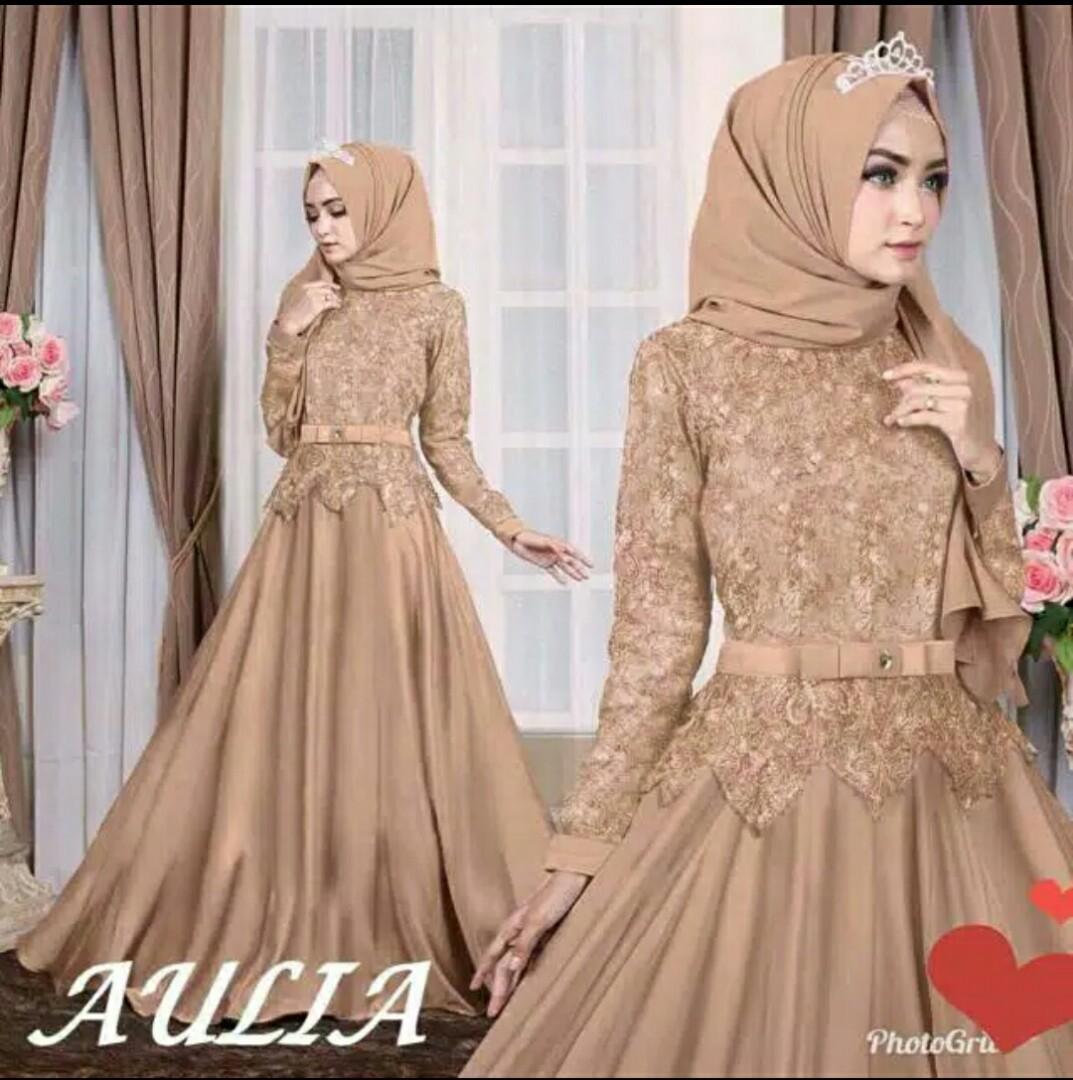 Gamis Wanita Longdress Tanpa Hijab Fesyen Wanita Muslim Fashion Gaun Di Carousell