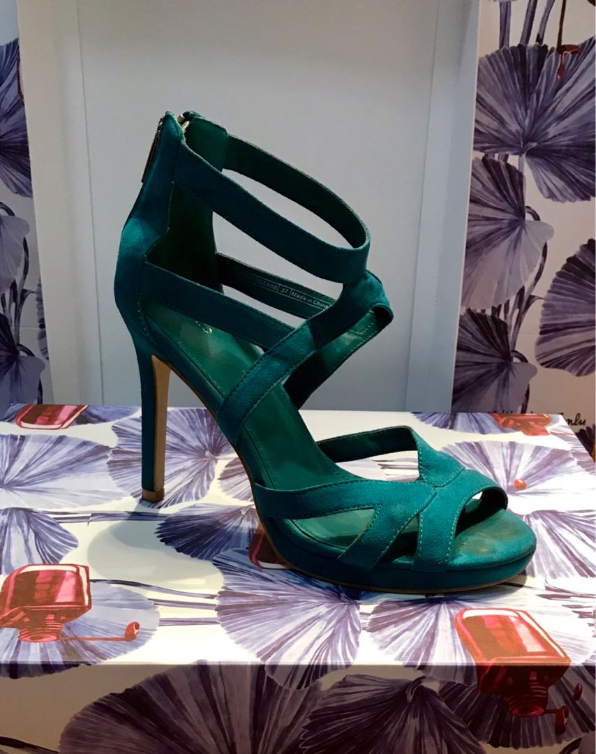 royal green heels