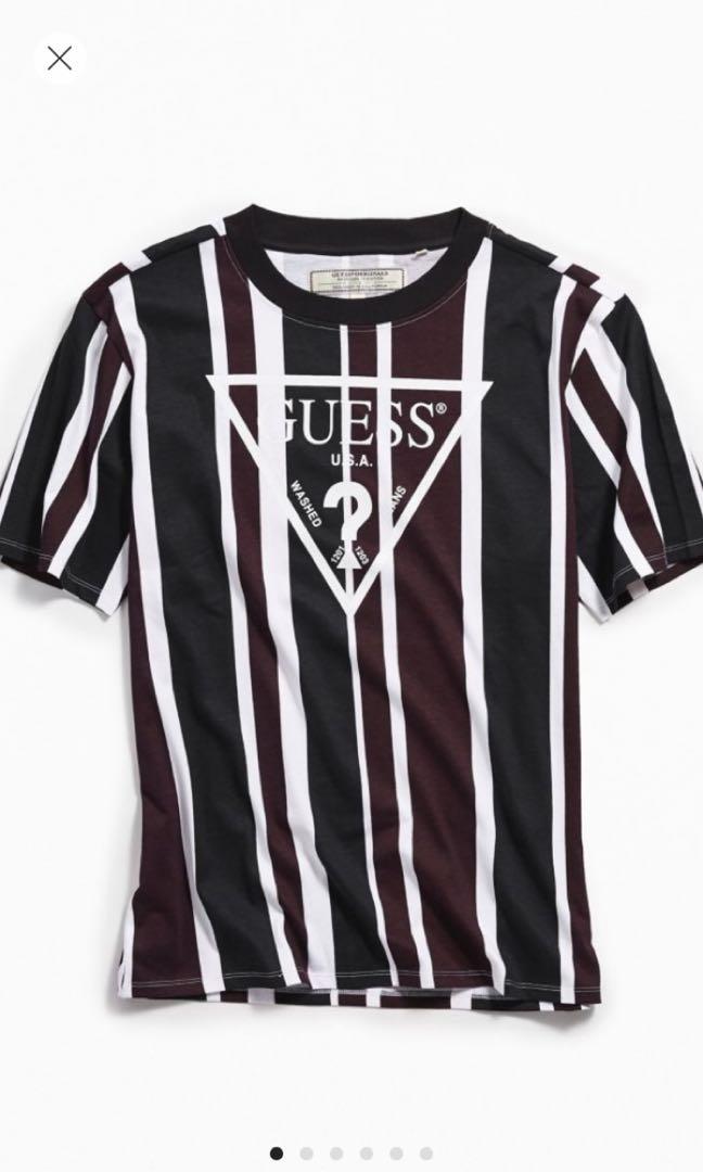 Guess uo exclusive rexford striped tee clearance