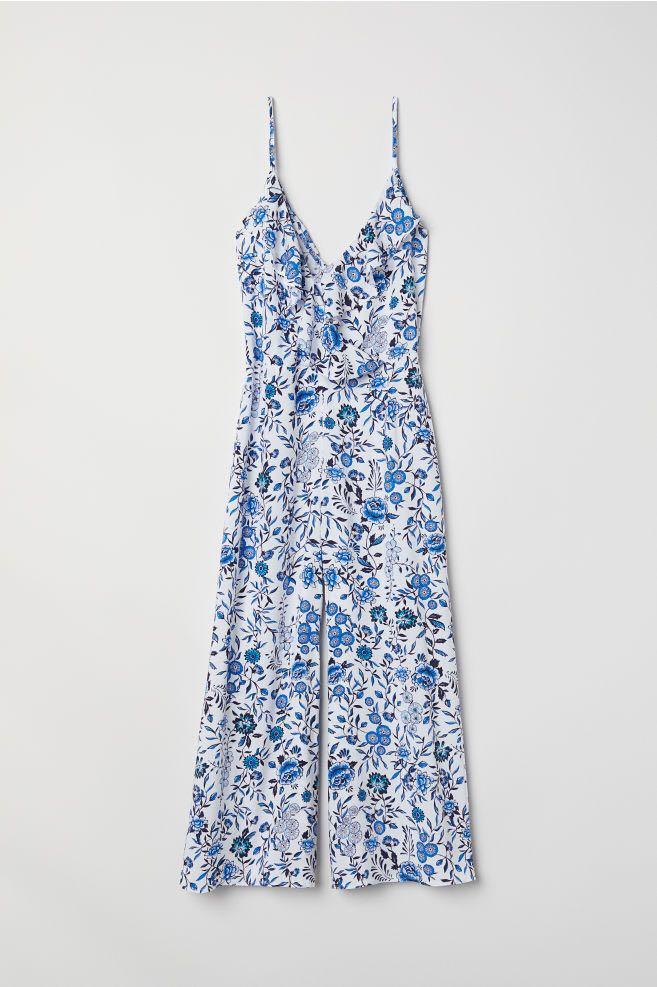 floral jumpsuit h&m