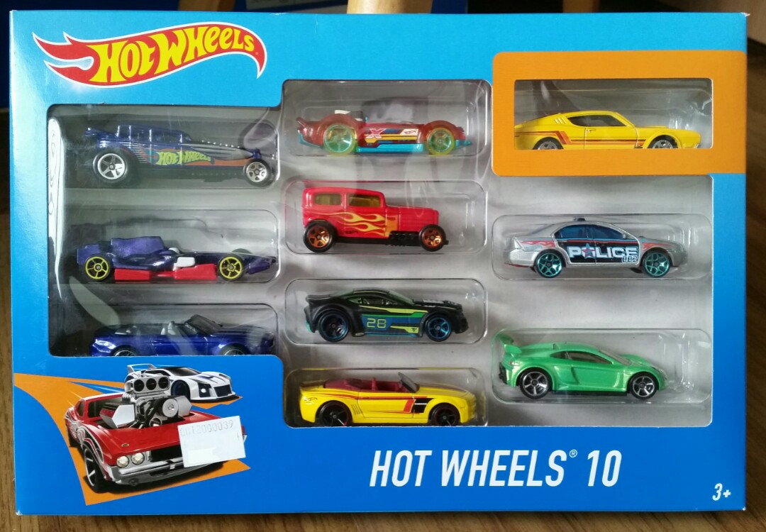 hot wheels 10 cars