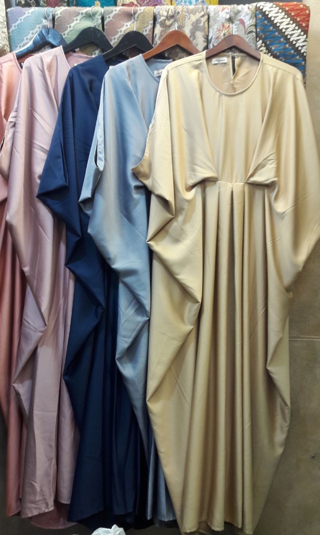 kaftan satin polos