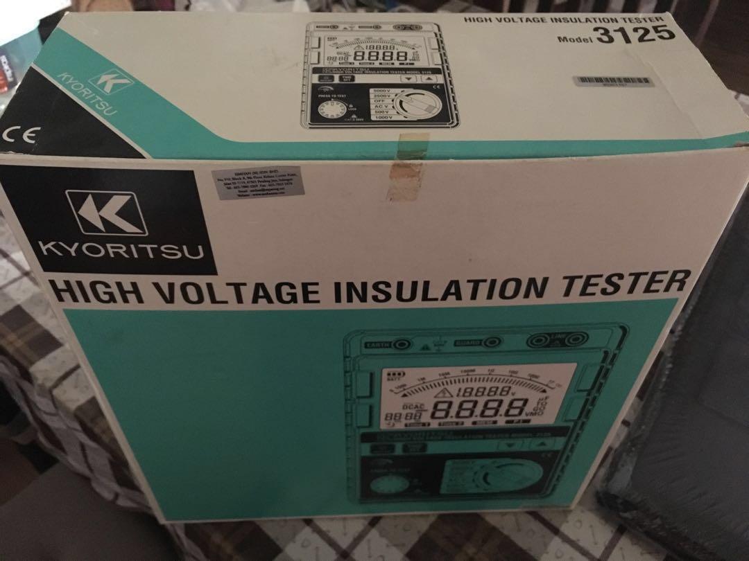Kyoritsu high voltage insulation tester. Model 3125.. , Furniture