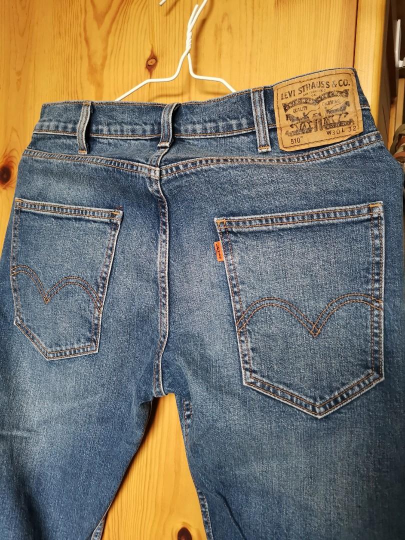 levis 510 orange tab