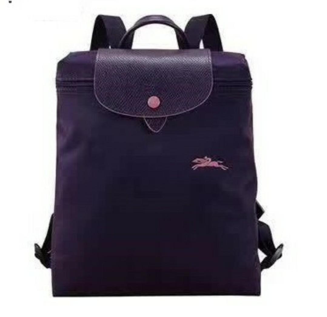 longchamp backpack purple