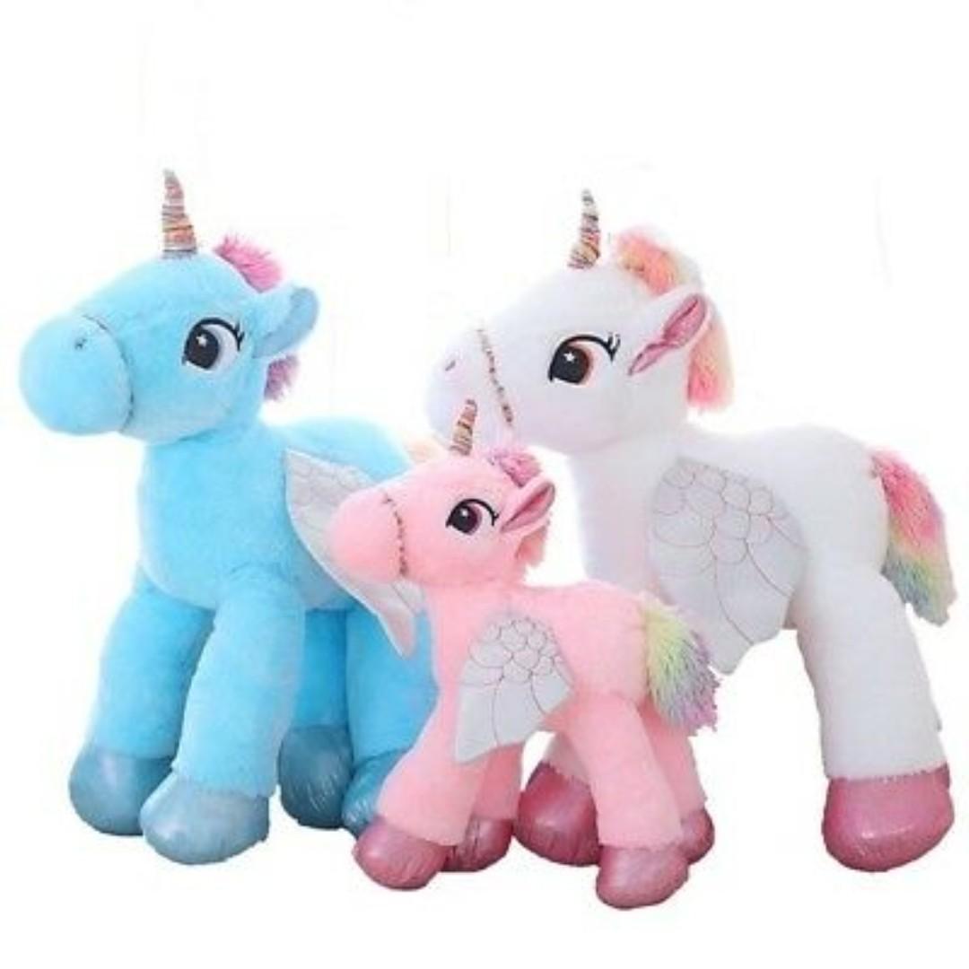 stuffed unicorn with wings