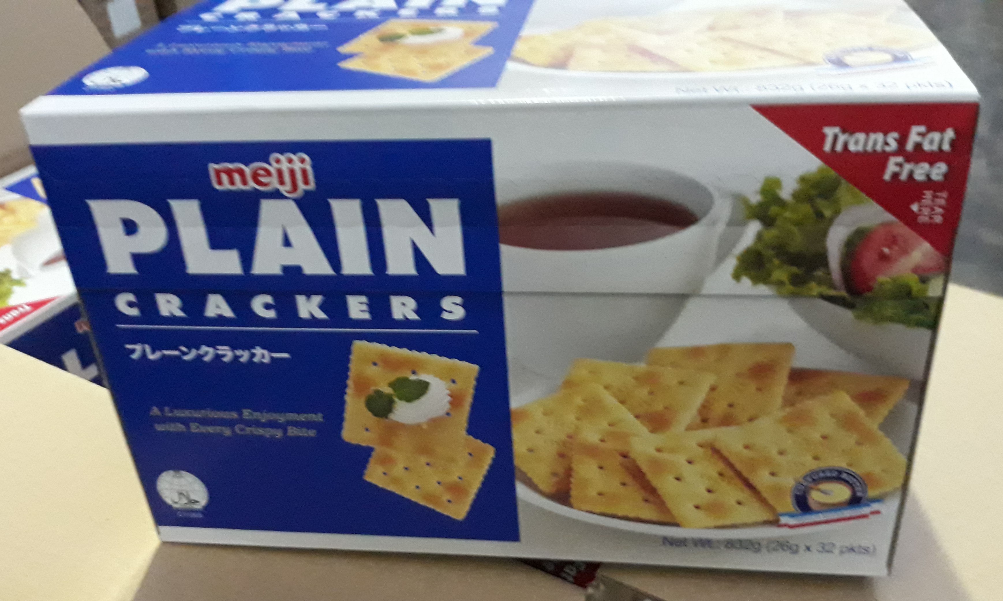 Meiji plain crackers, Food & Drinks, Packaged & Instant Food on Carousell